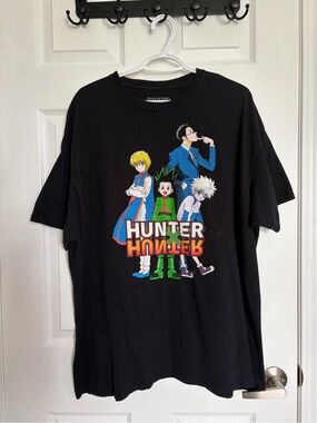 Hunter x Hunter Black Short Sleeve Graphic Tee